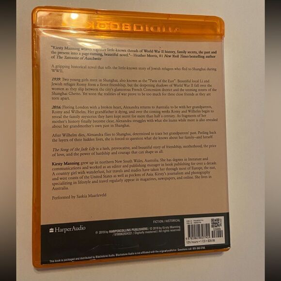 Kirsty Manning The Song of Jade Lilly MP3-CD Audiobook - Picture 2 of 5